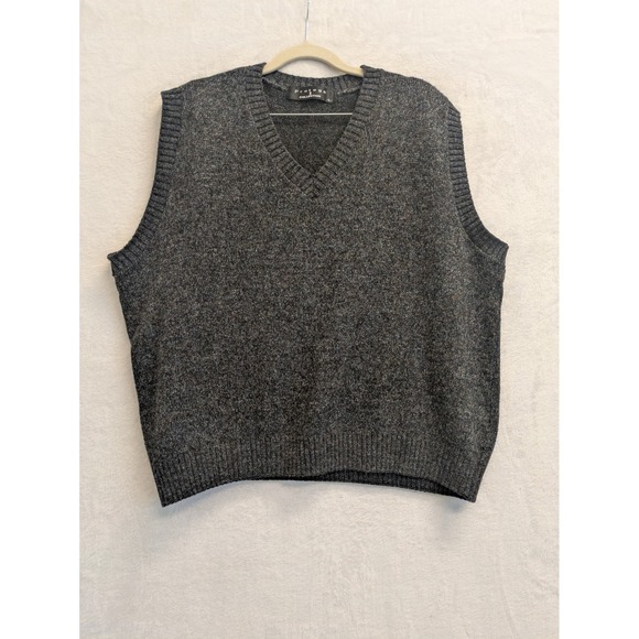 Protege Collection Mens Sweater Vest Sleeveless Knit V Neck Size L - Picture 1 of 8